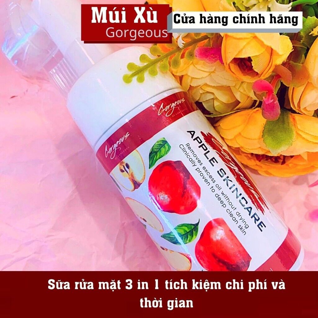 SỮA RỦA MẶT TÁO ĐỎ gorgeous