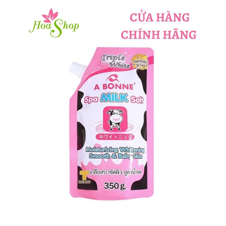 Muối tắm sữa bò tẩy tế bào chết A Bonne Spa Milk Salt