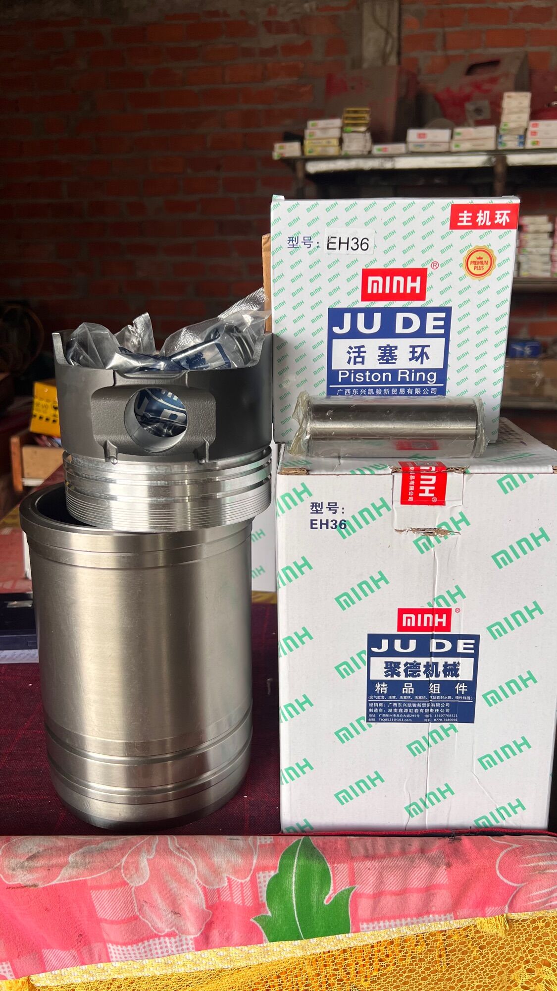 Bộ hơi máy d36 , eh36 chang chai