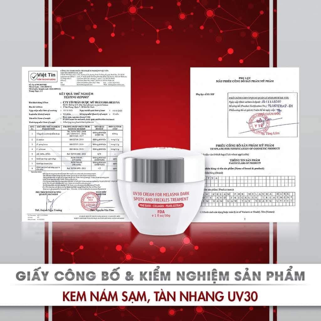 kem belyna nám sạm tàn nhang 15g