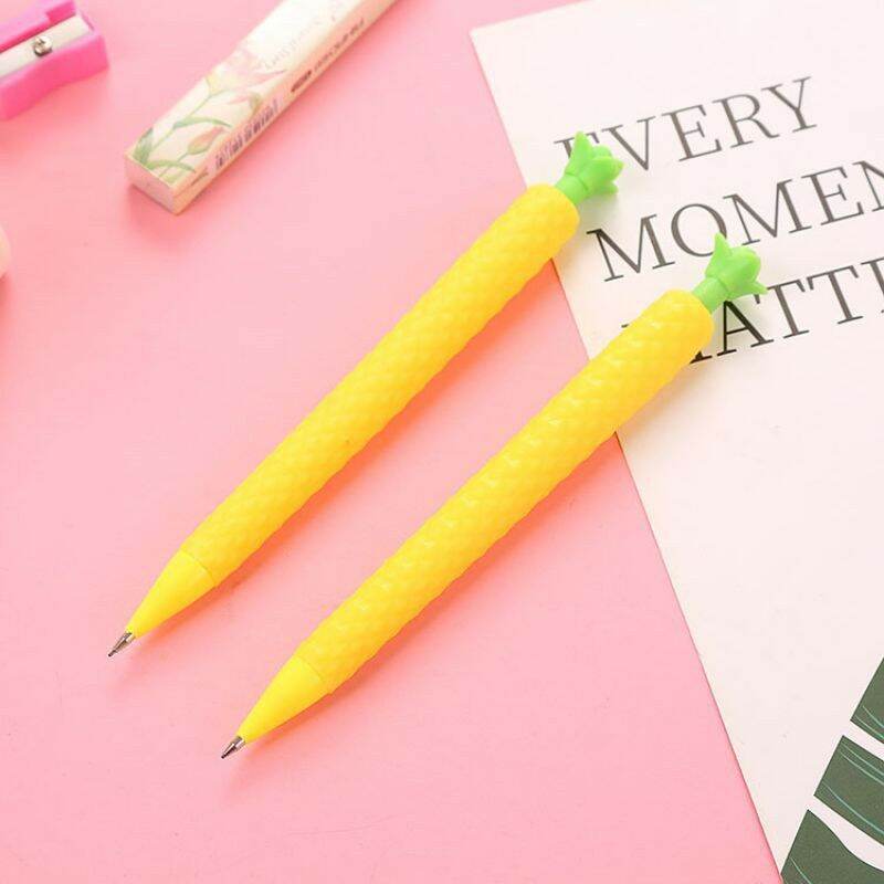 Bút chì kim bấm hình rau củ quả dễ thương