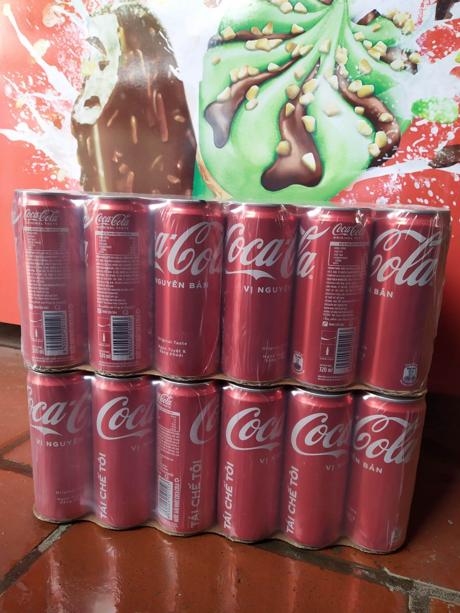 Thùng Cocacola 24lon x 320ml