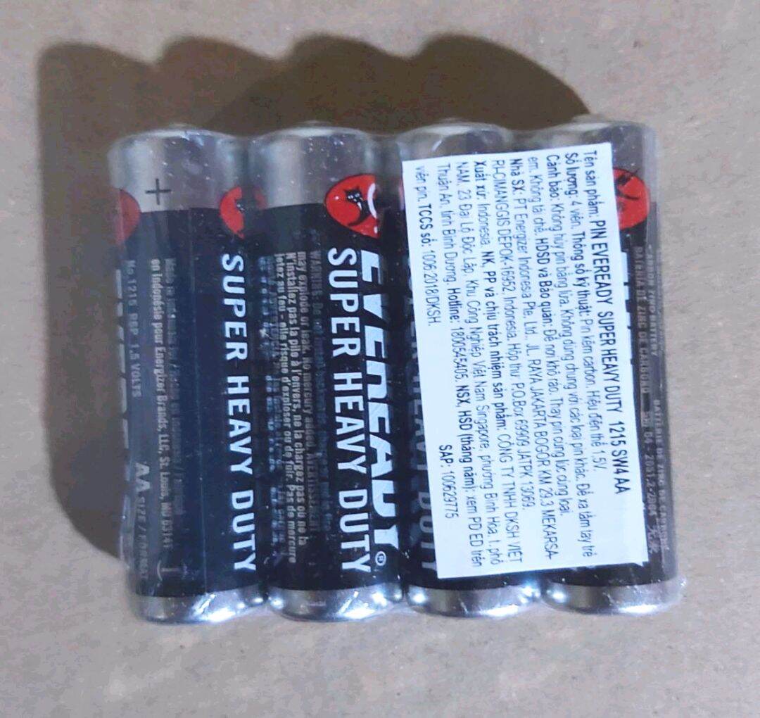 Pin eveready super heavy duty 2a