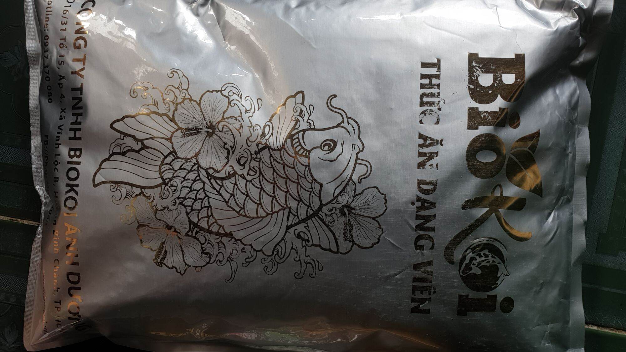 Cám cá koi 3kg  ( bio koi 40% protein)