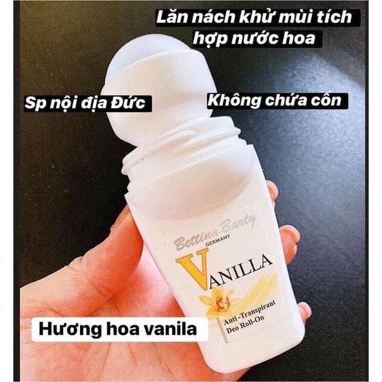 Lăn khử mùi nước hoa vanilla 50ml (hàng chuẩn đức)