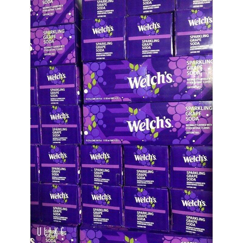 Nước uống soda vị nho Welch's vị nho combo 2 lon