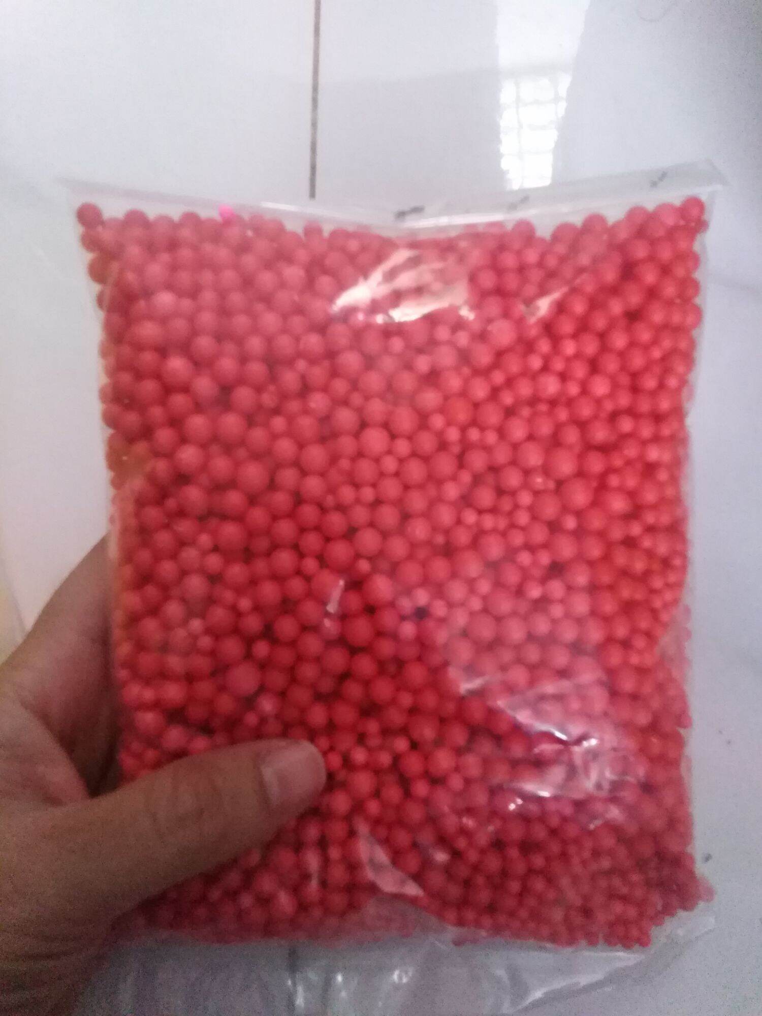 Hạt xốp màu gói quà, Câu cá
