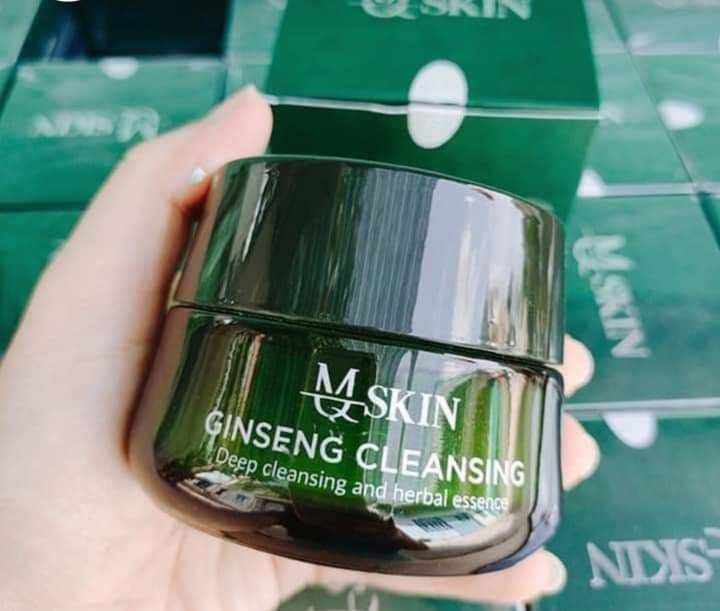bột rữa mặt nhân sâm mq skin.