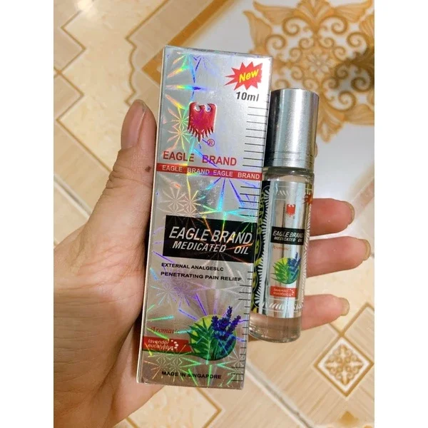 Dầu Gió Con Ó Dạng Lăn 10ml Nóng, Thơm ( trắng, xanh,vàng)