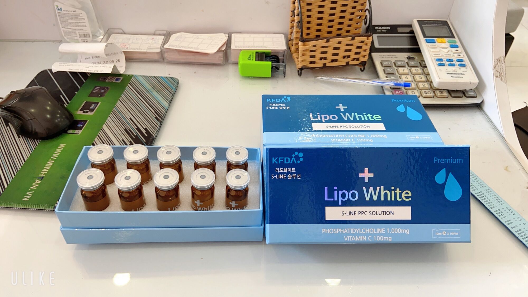 Tinh chất tan mỡ LipoWhite 1 hộp 10 lọ