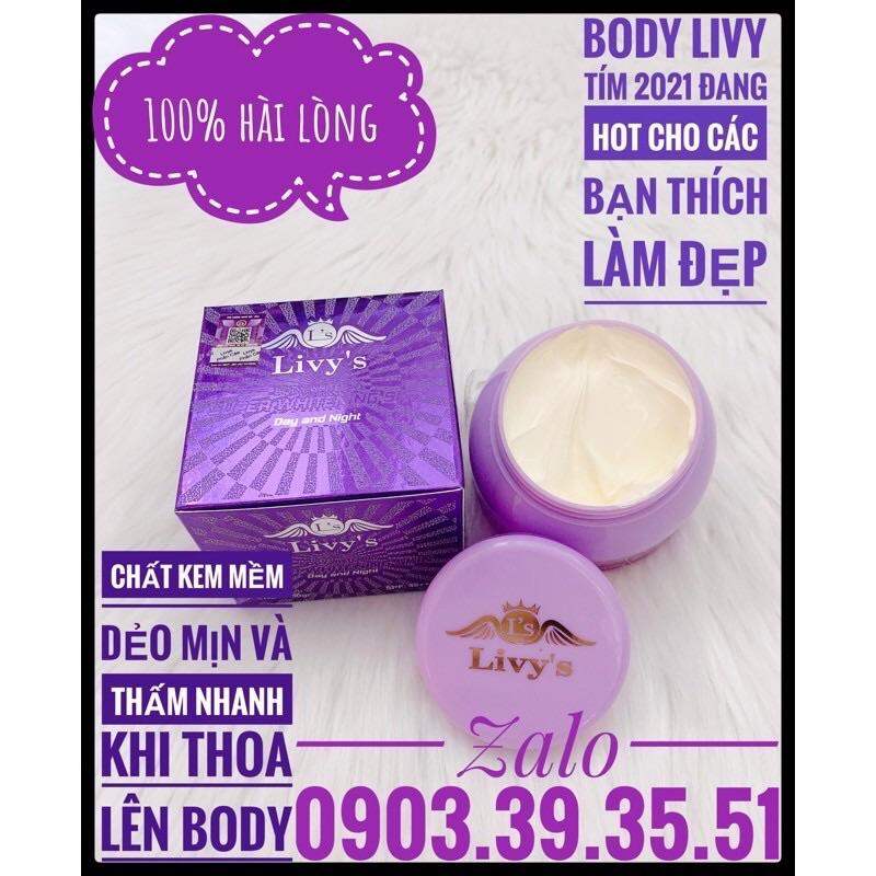 kem body LIVY’S Thái Lan tím huyền bí