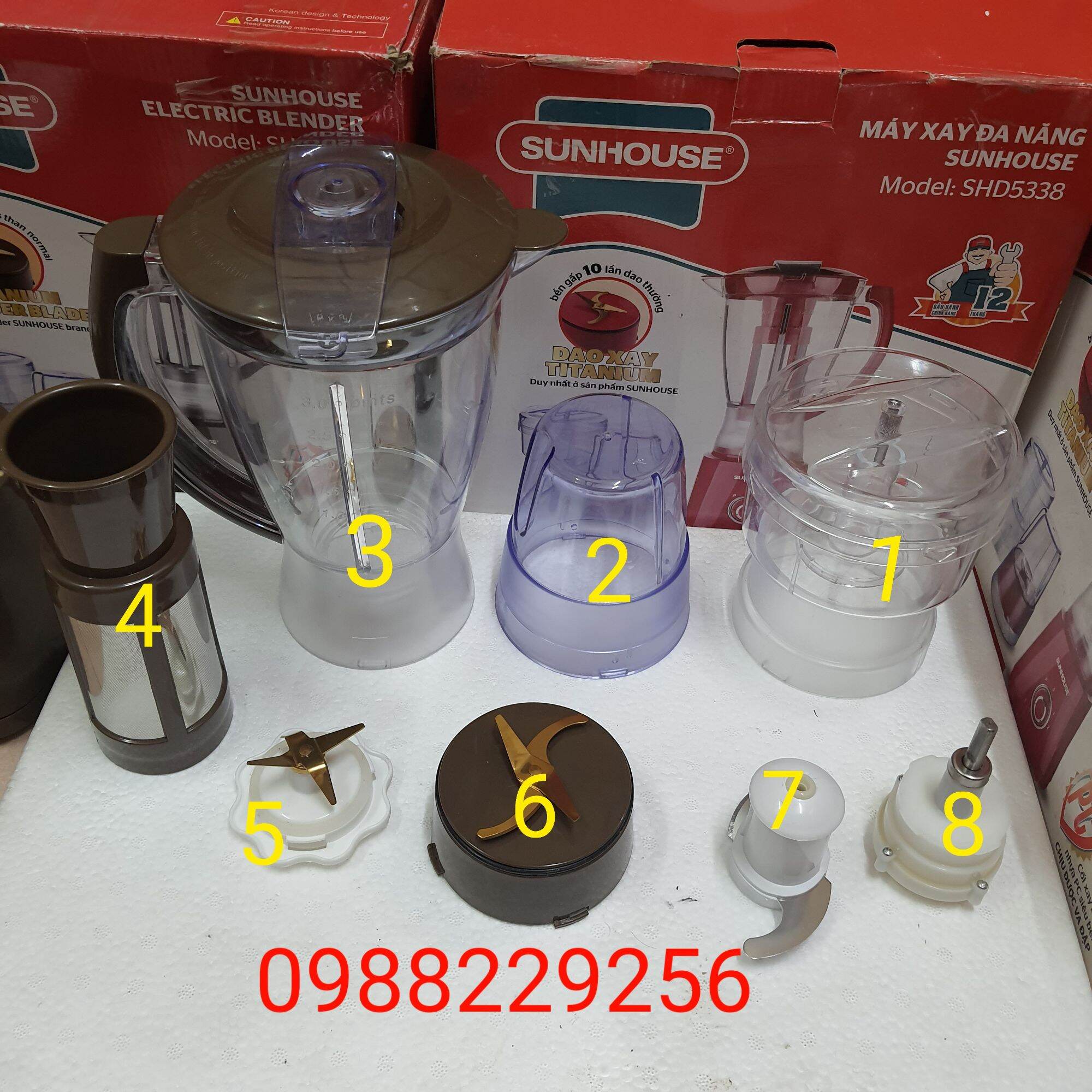 Phụ kiện máy xay sunhouse SHD 5338/5339