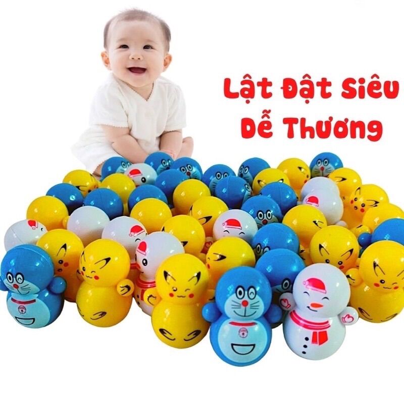 Lật đật squid game mini, đồ chơi lật đật mini cho bé cute