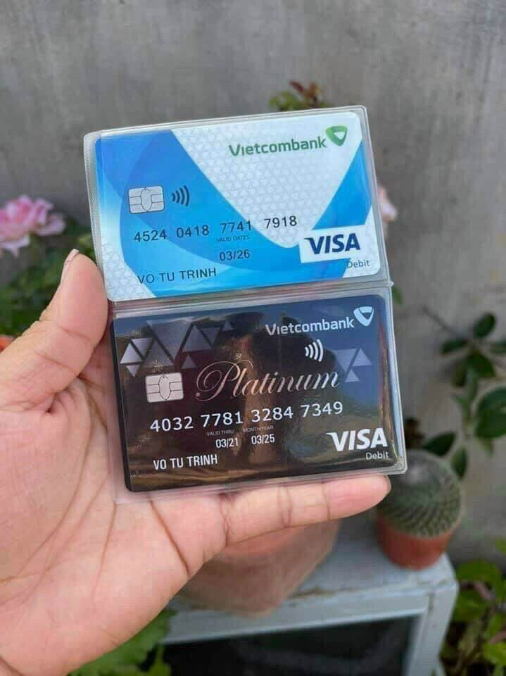 SET 8 CÁI BỌC THẺ CCCD, ATM TRONG SUỐT (Nhựa Dẻo)