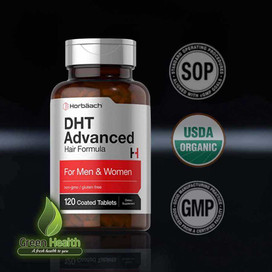 DHT BLOCKER SUPPLEMENT 120 TABLETS Viên Uống Mọc Tóc Horbaach