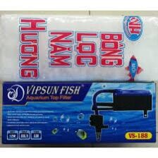 Bộ bơm lọc Vipsun Fish - Tặng kèm gòn lọc