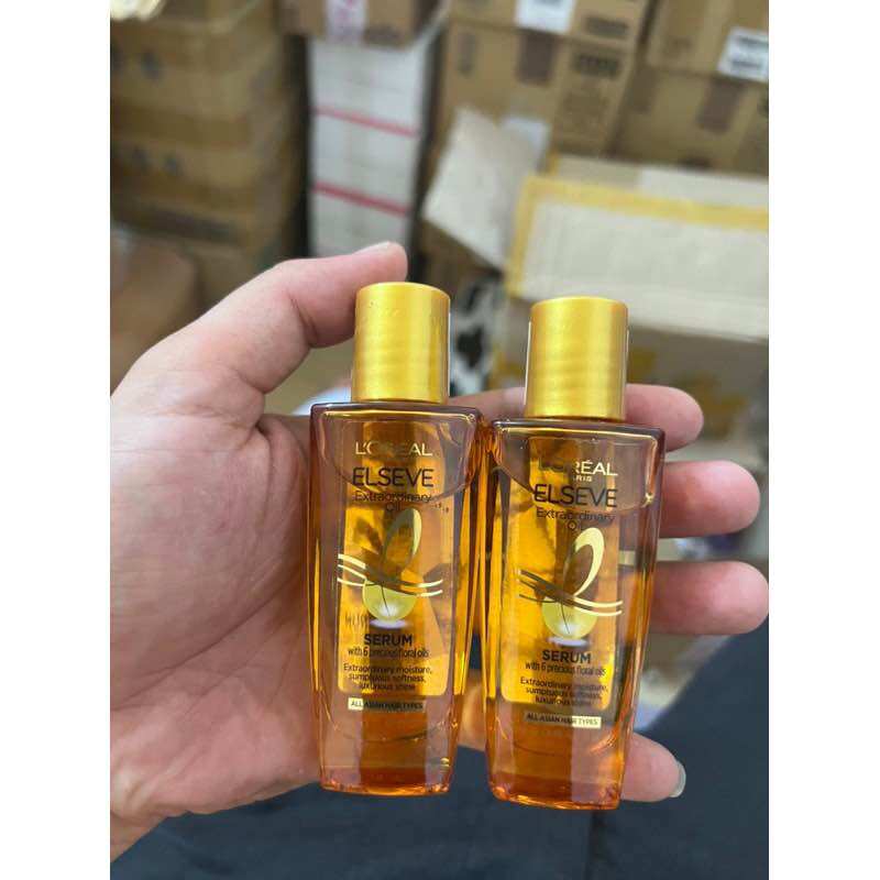 Dầu dưỡng chiết xuất tinh dầu hoa tự nhiên L'Oreal Paris Elseve Extraordinary Oil