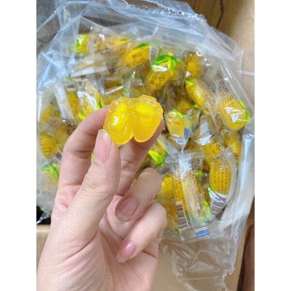 Kẹo bắp dẻo trong có nhân túi 400g