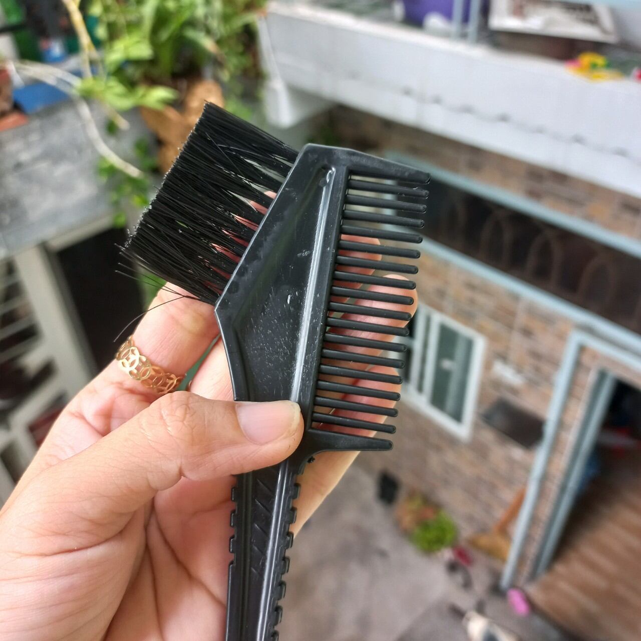 lược chổi nhuộm tóc 2 đầu chải (21.5cm)