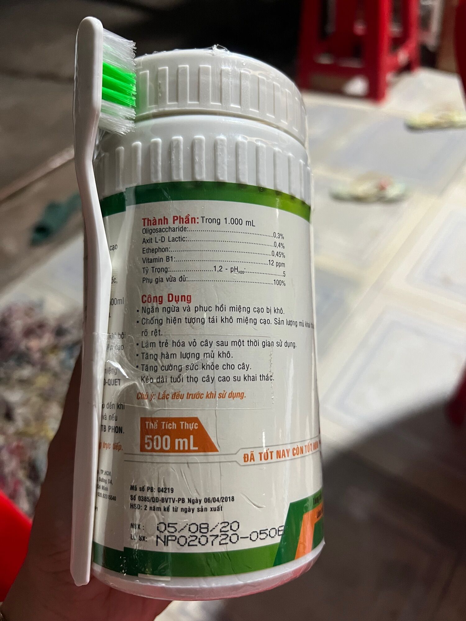 Kích Thích Mủ Cho Cây Cao Su