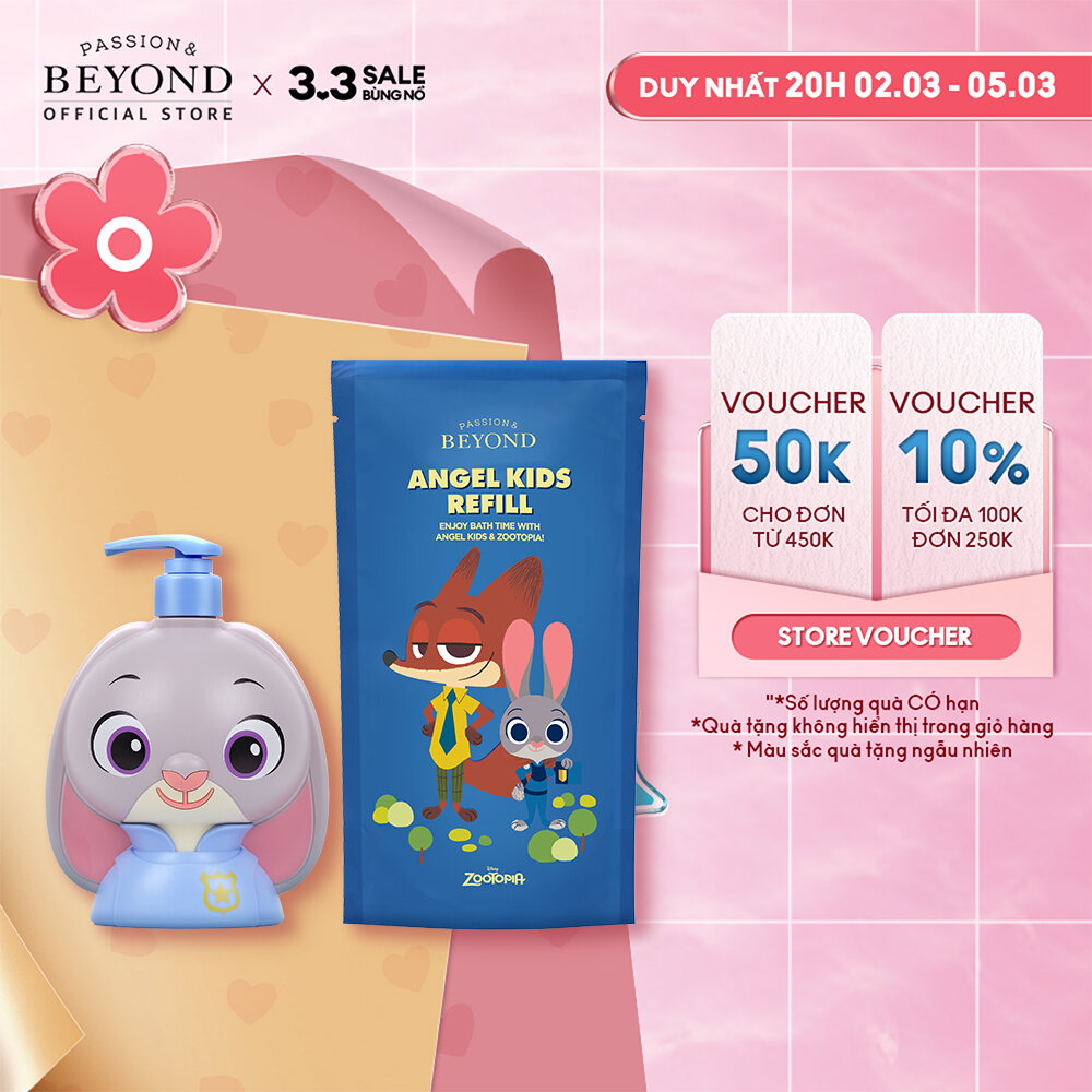 [PHIÊN BẢN ZOOTOPIA] Dầu gội an toàn lành tính cho em bé Beyond Angel Kids Shampoo