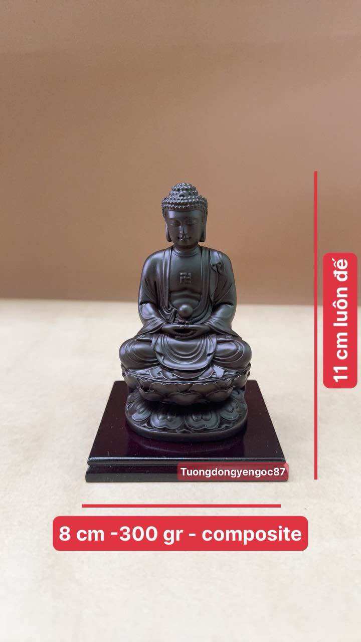 Tượng phật A Di Đà ngồi 11 cm
