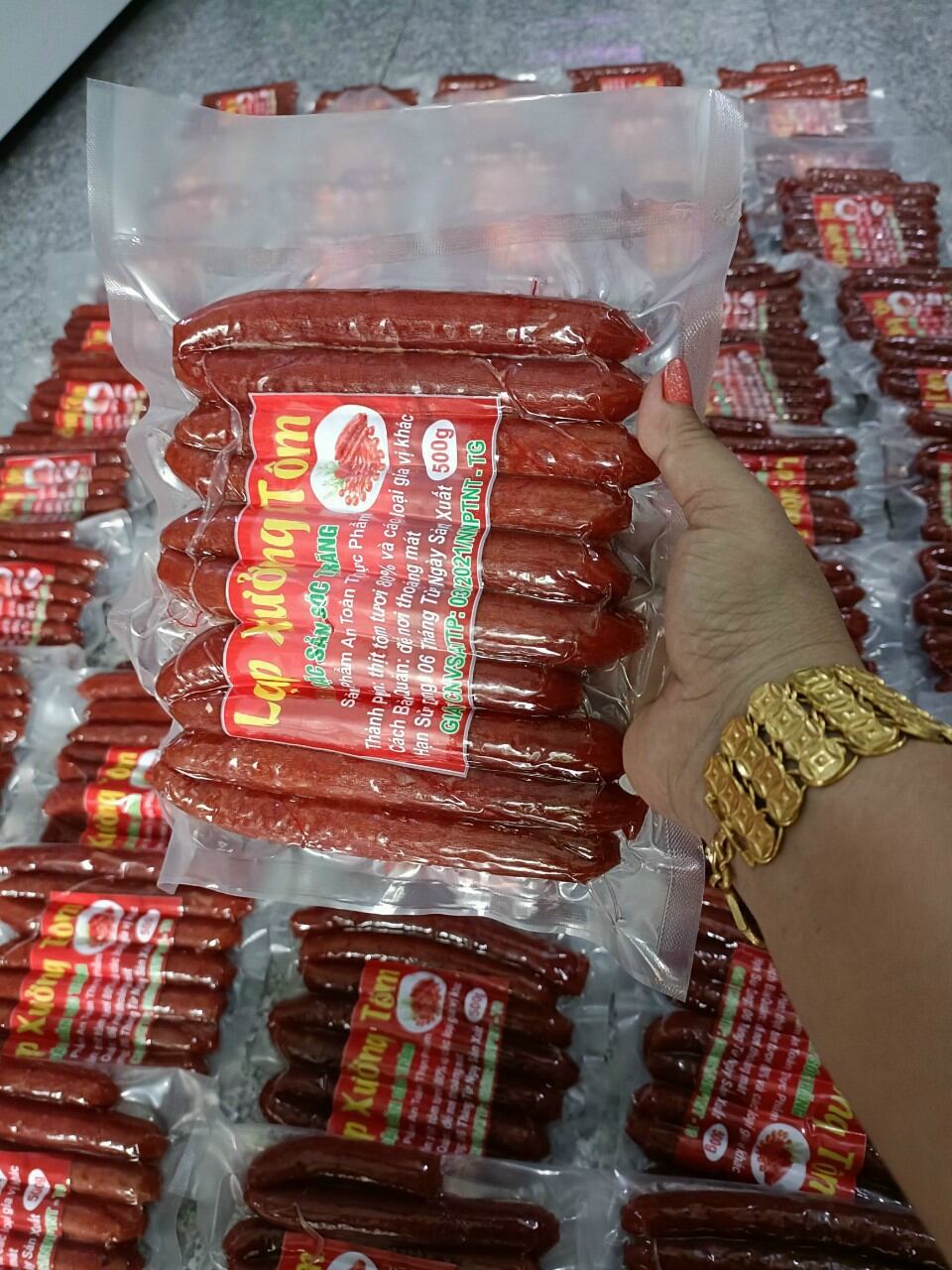 1KG Lạp Xưởng Tôm Giá sỉ