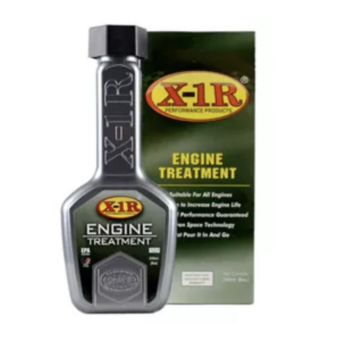 Phụ gia nhớt ô tô X1R Engine Treatment 240ml nhập Mỹ giúp động cơ mạnh mẽ