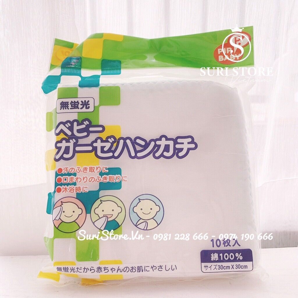 Khăn sữa chuchu - set 10c