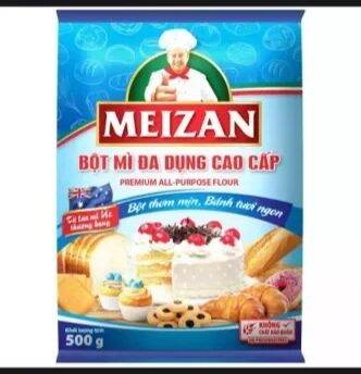 Combo 4 gói bột mì đa dụng cao cấp meizan 500g