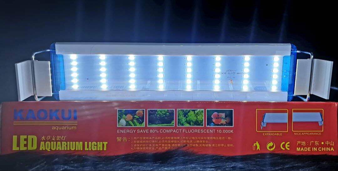 Đèn led máng thủy sinh ánh sáng trắng và đổi màu , đèn máng 80cm , 1m , đèn kẹp hồ cá , đèn hồ cá