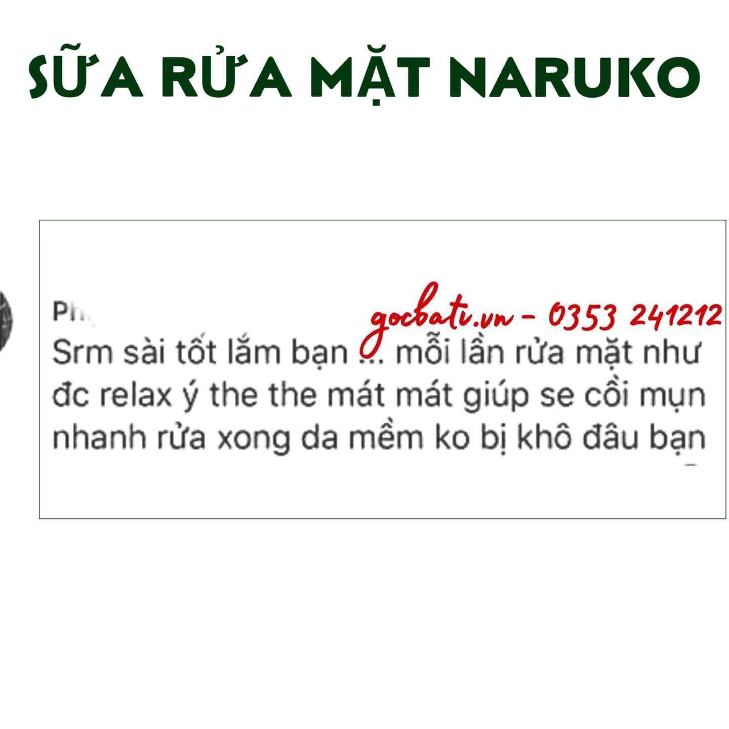 SỮA RỬA MẶT NARUKO