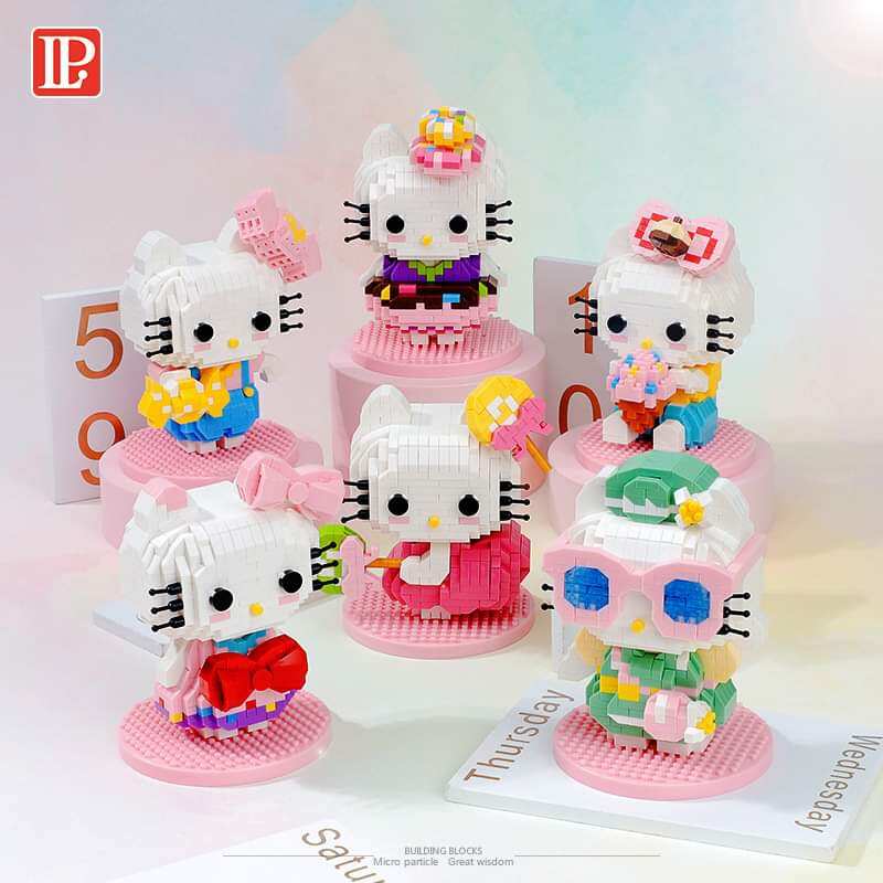 🌸ĐỒ CHƠI LẮP RÁP LEGO 3D HELLO KITTY MẪU MỚI