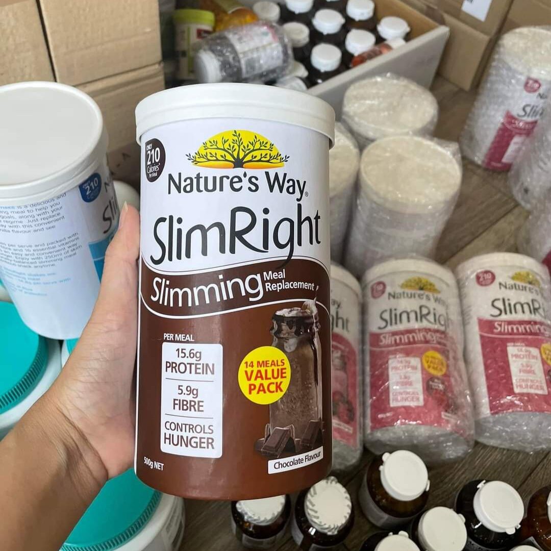 Sữa bột giảm cân Nature's Way SlimRight. Hộp 500g