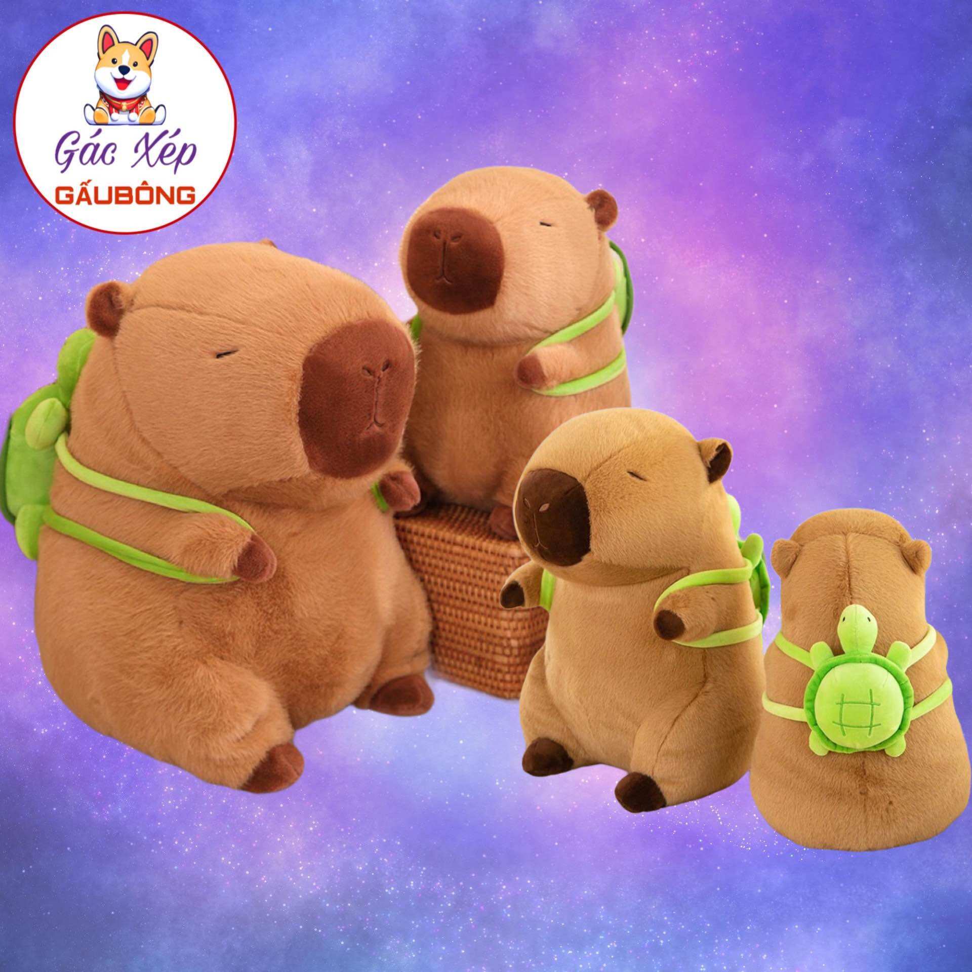 Gấu bông Chuột Capybara lông mềm Thú Bông Toy Thú Nhồi Bông Đồ Chơi