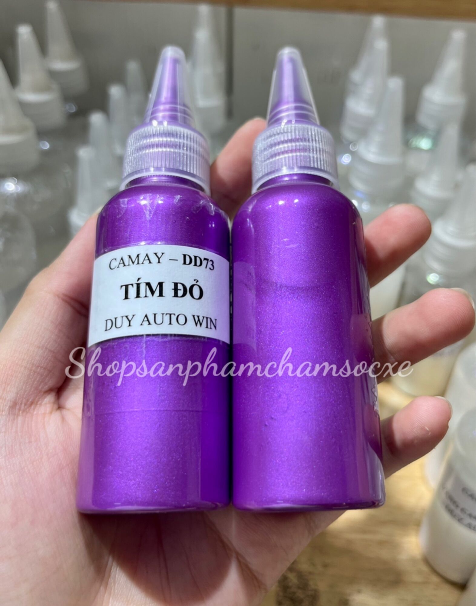 Sơn Camay màu tím đỏ DD73 - Sơn ô tô xe máy