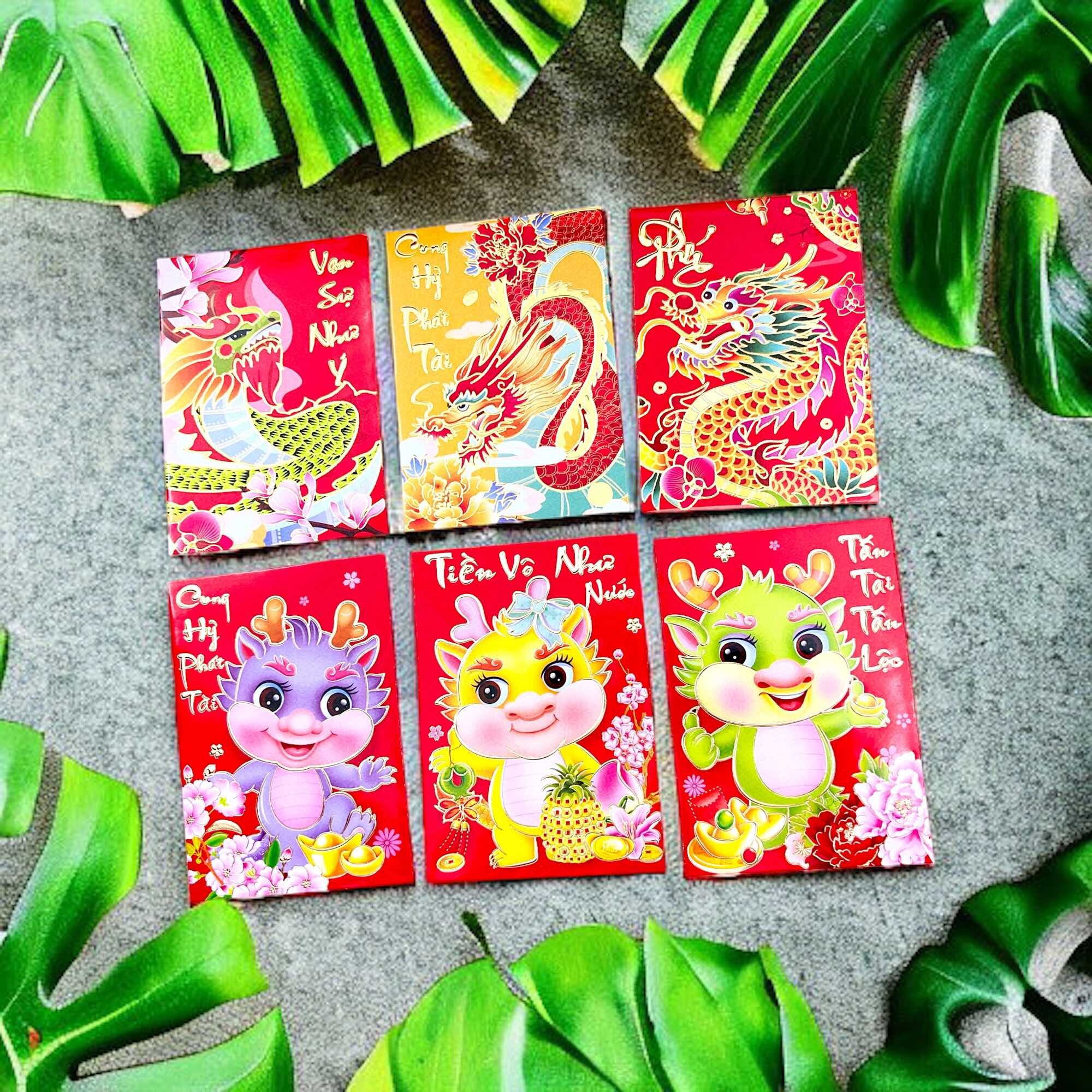 Set 6 Bao Lì Xì nhỏ truyền thống