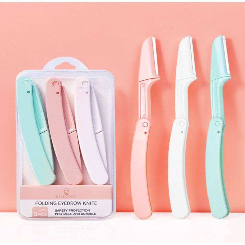Set 3 cây dao tỉa mày tỉa long mặt