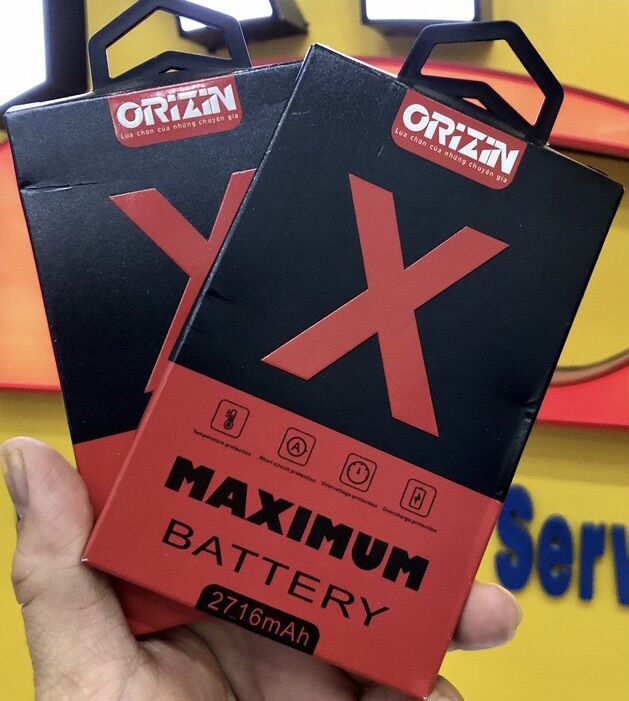 Pin orizin dung lượng cao cho ip x
