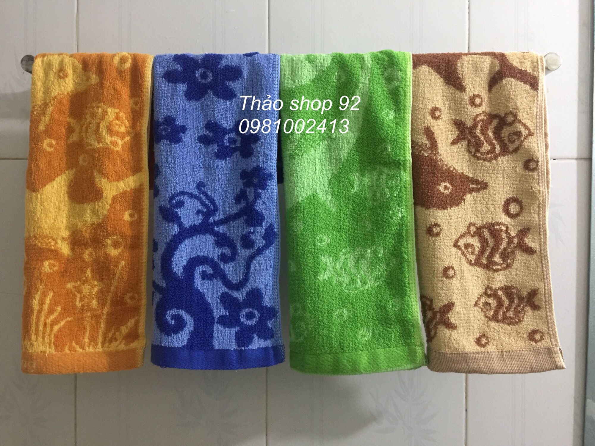 Khăn rửa mặt sợi tre cao cấp:kt 46-28cm
