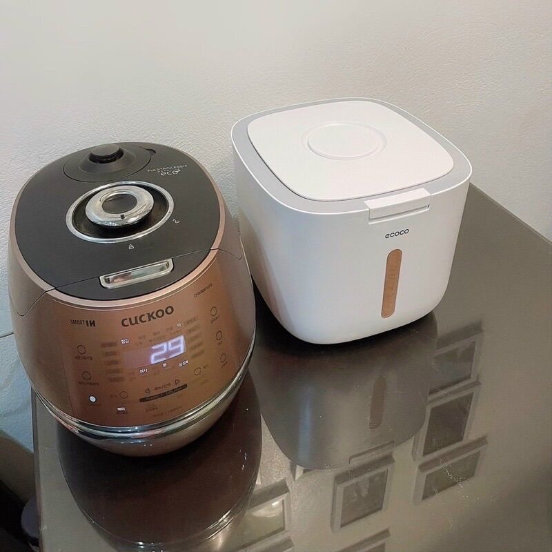 Thùng Đựng Gạo Tròn Ecoco 5 Lít - 10 Lít