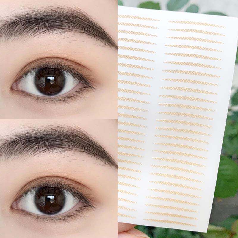 Youyishite Miếng Dán Kích Mí Hình Ô Liu Nhỏ Màu Da Không Đường May Màu Da Tự Nhiên Một Mặt Vô Hình Phù Hợp Chưa Làm Đẹp