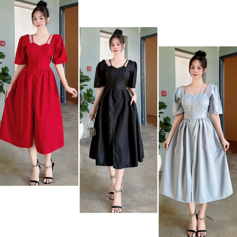 Thời trang đầm váy nữ dự tiệc bigsize 50 -95kg