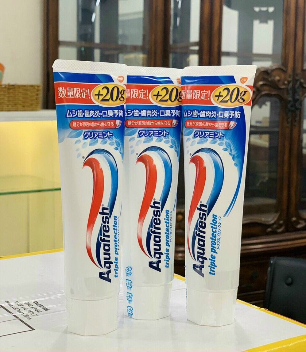 Kem đánh răng aquafresh nhật bản 160g