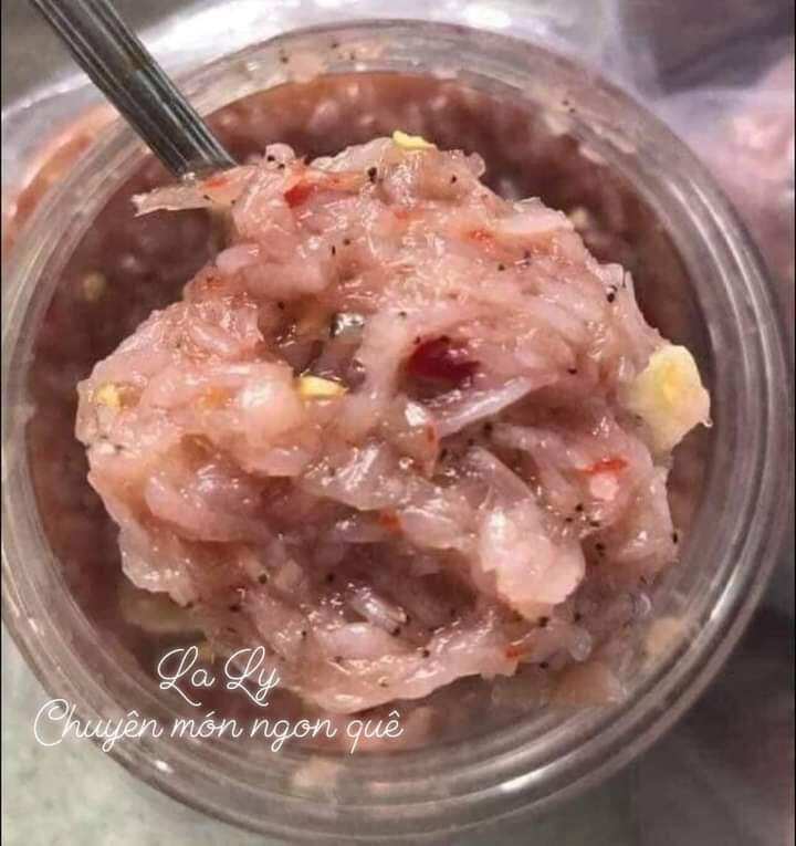 Mắm tép chua