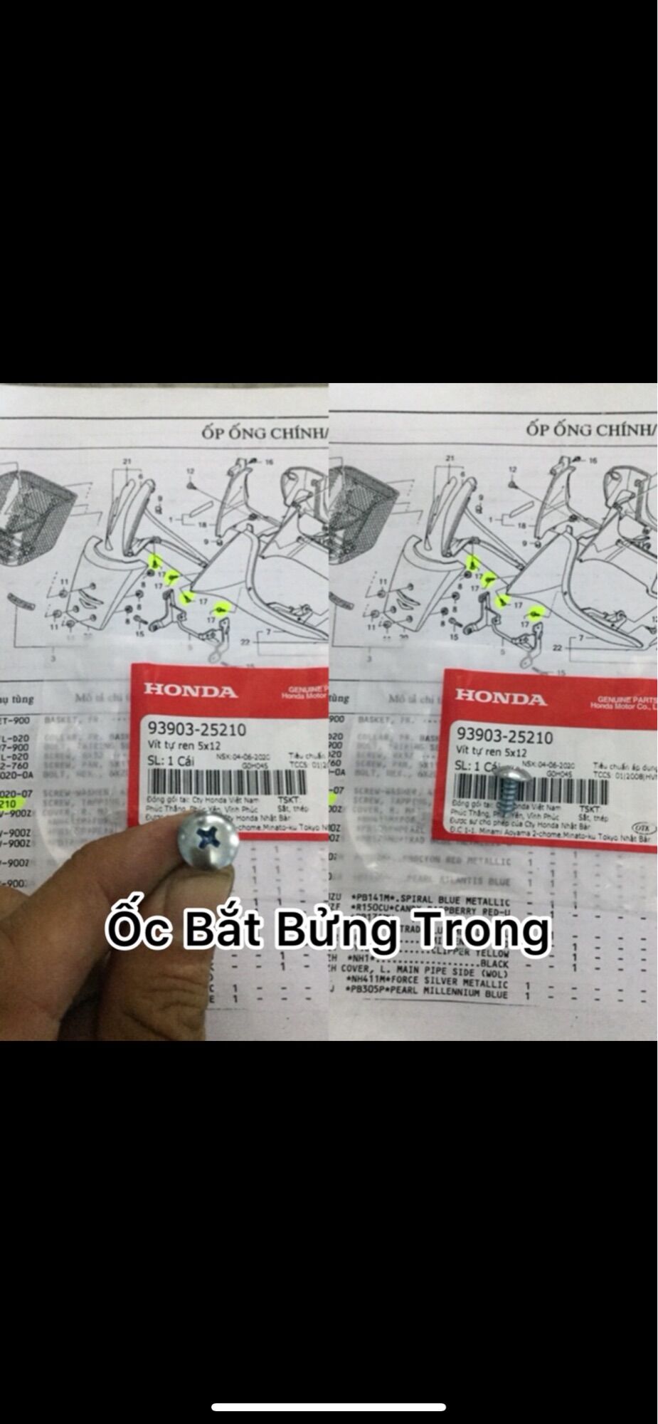 Ốc bắt bửng trong anpha , fu 1 , neo , rs