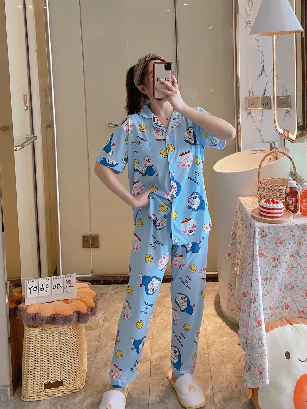 Bộ Pyzama Hoạt Hình Đôremon