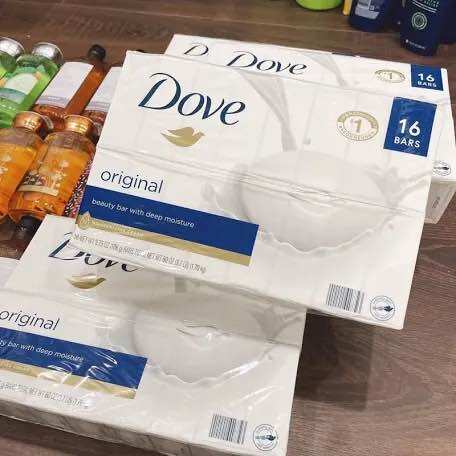 [HCM]Combo 16 cục xà bông dưỡng da Dove original 100g