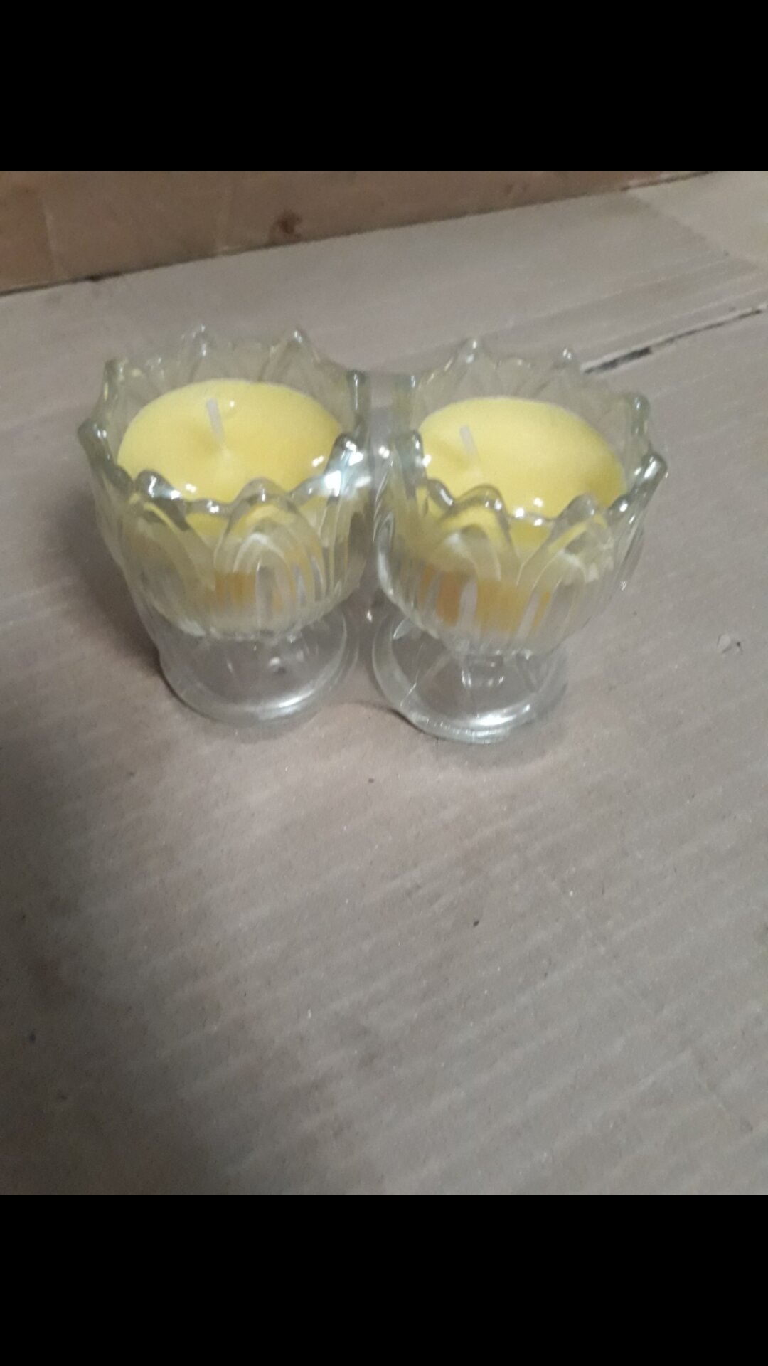 đèn cầy ly sáp bơ cap cấp 2ly