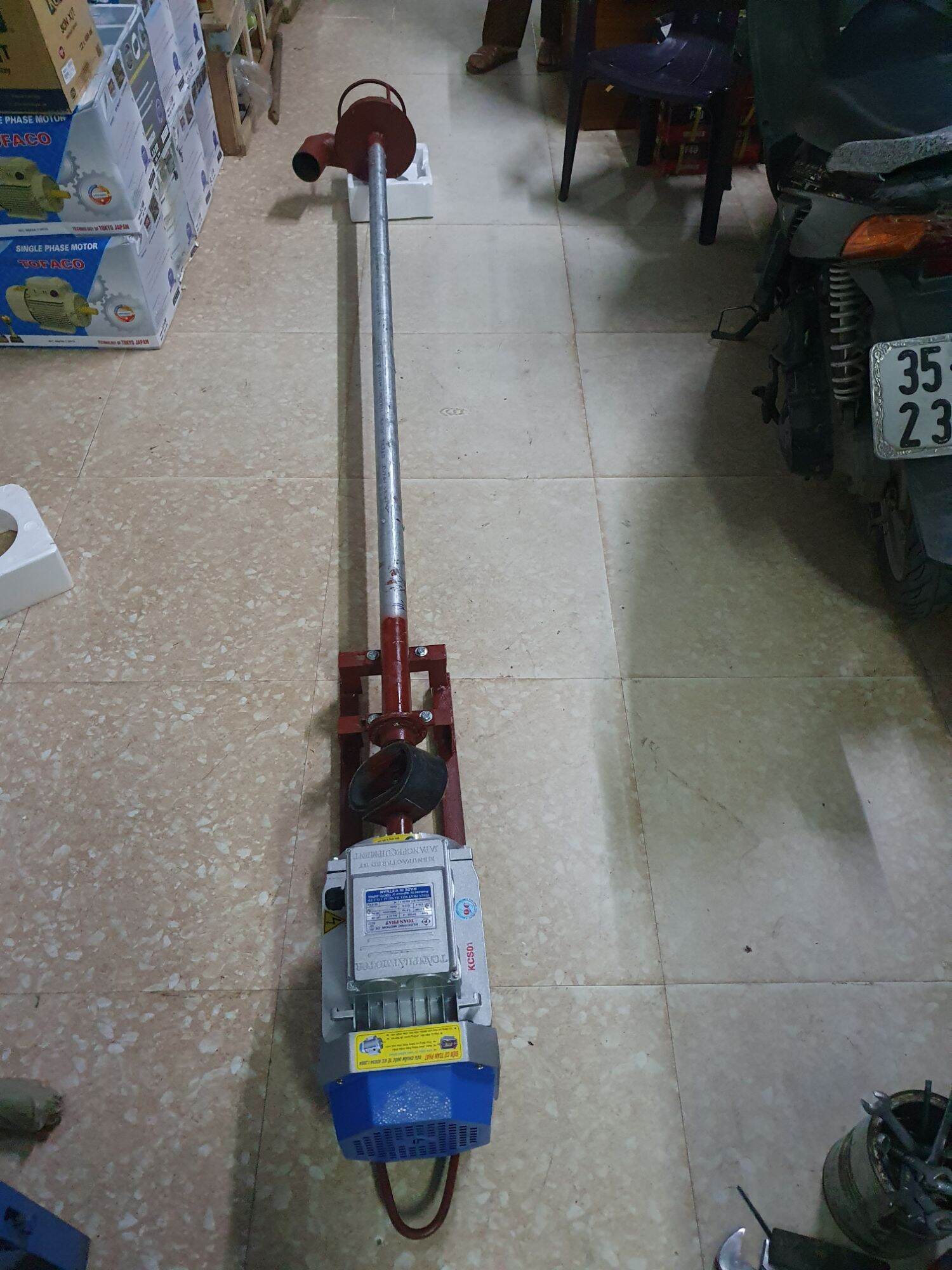 Bộ hút bùn bioga, bể phốt kèm động cơ 2.2kw